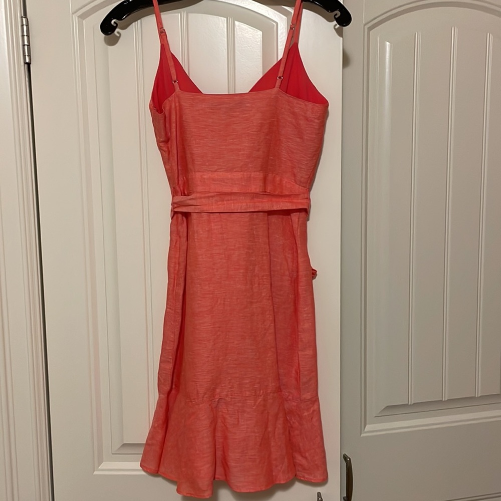 Peach Ruffle Dress - Picture 3 of 5
